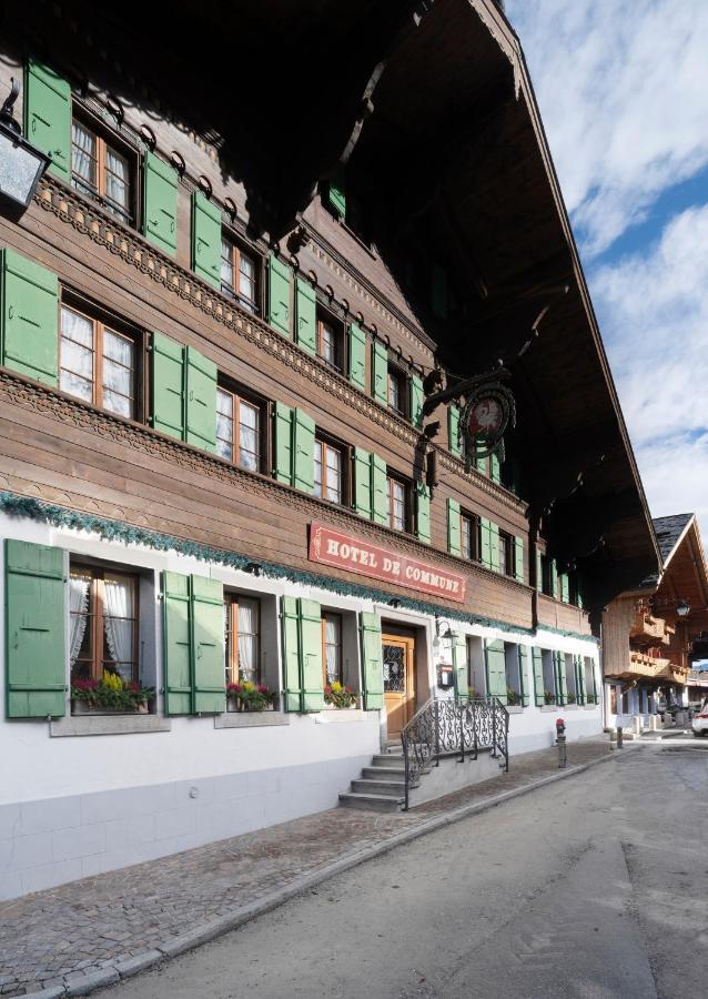 Hotel De Commune Gstaad Exteriör bild